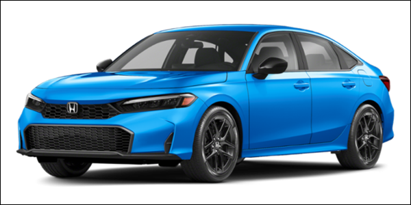 Conquest/Loyalty Lease: New 2025 Honda Civic Sport CVT Sedan