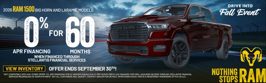2026 Ram 1500 Big Horn And Laramie Models