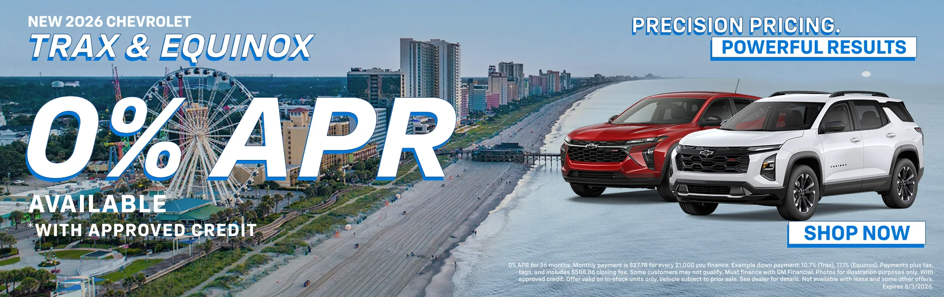 2026 Chevrolet Trax & Equinox Offer