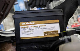 MOST ACDELCO GOLD 30-MO BATTERIES INSTALLED 0424