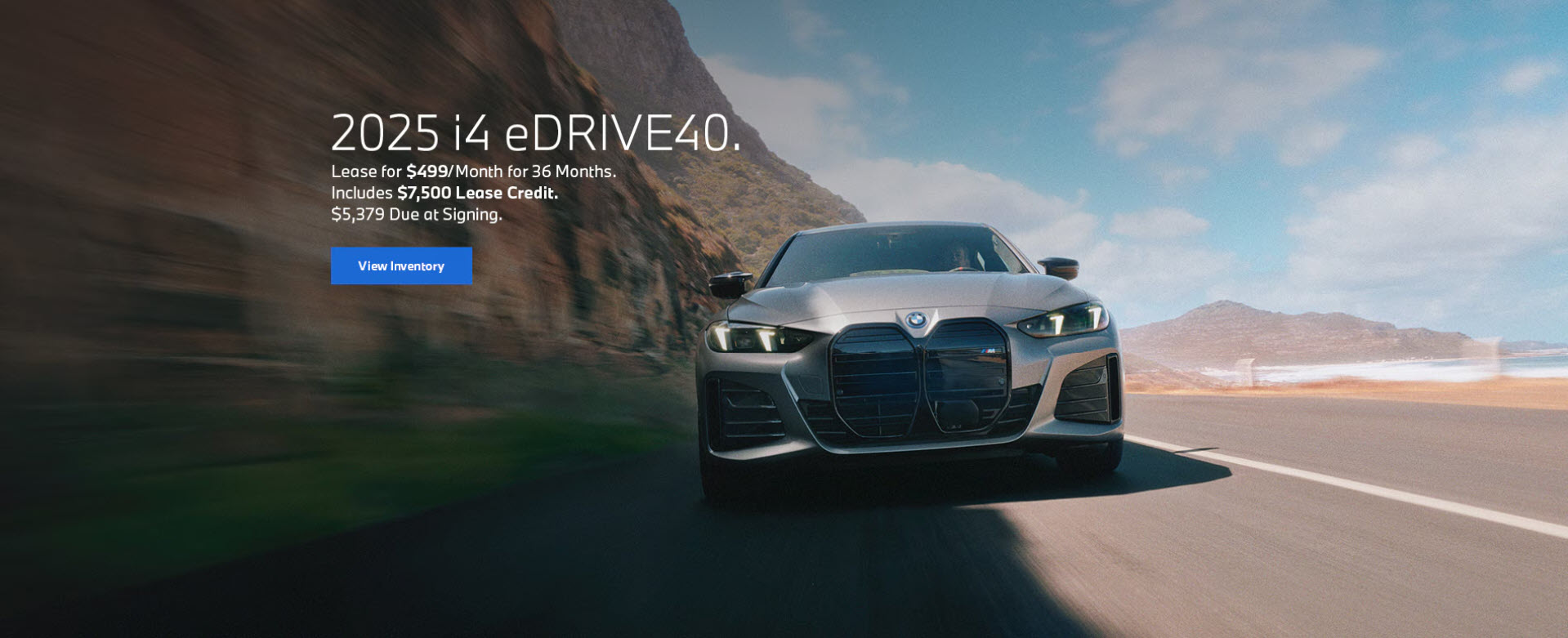 2025 i4 eDrive40 ~ Lease for $399/Month for 36 Months Includes $7,500 Lease Credit