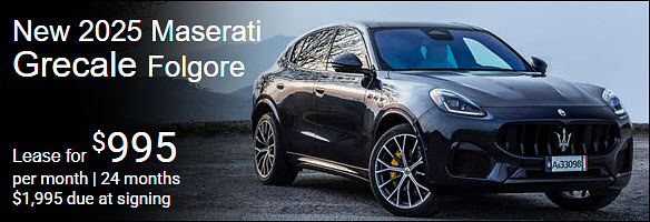 Special 2025 Maserati Grecale Lease