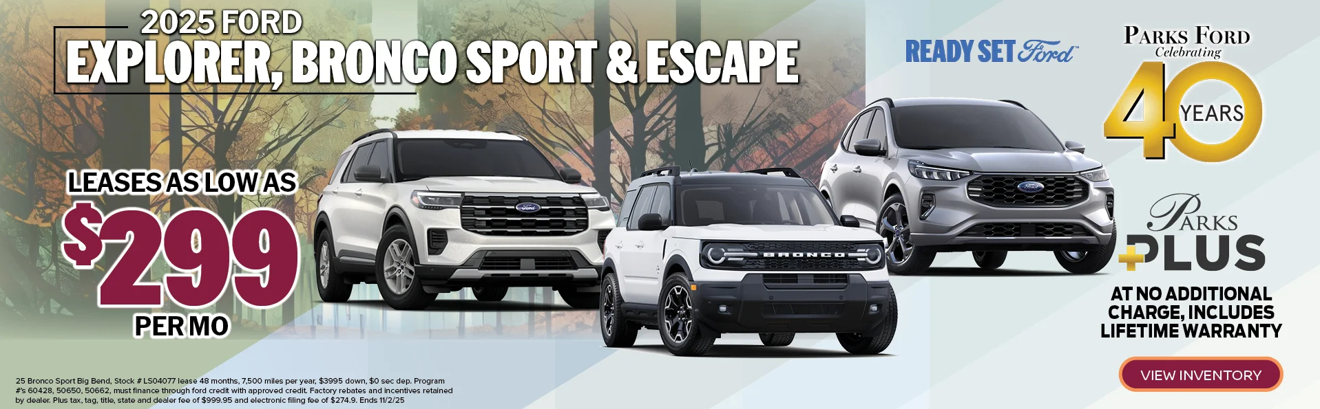 2025 Ford SUV Lease Offers