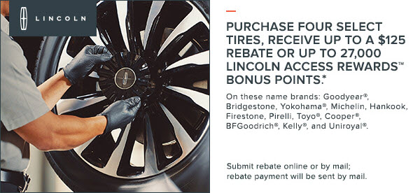 Lincoln Tire Rebate