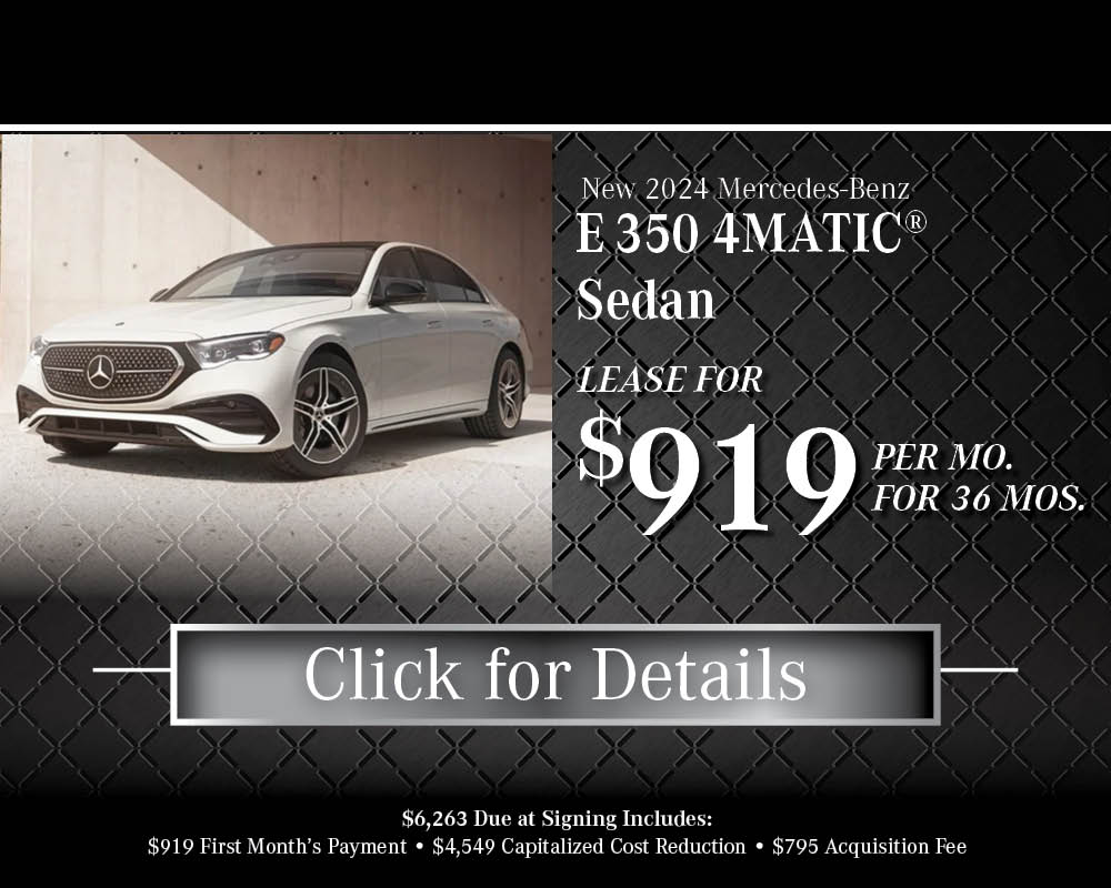 2024 Mercedes-Benz E 350 4Matic Offer