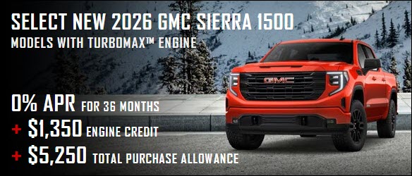 Special New 2026 GMC Sierra 1500 Offer