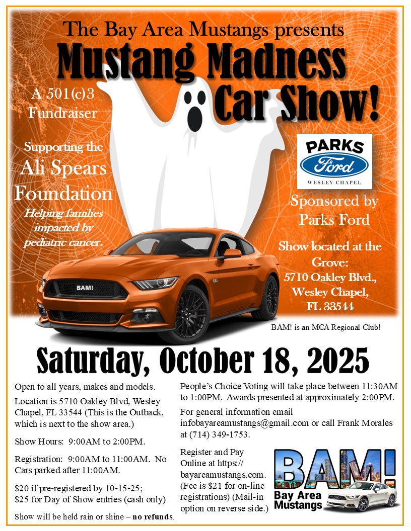 Halloween Mustang Madness Car Show
