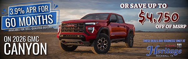New 2026 GMC Canyon Models