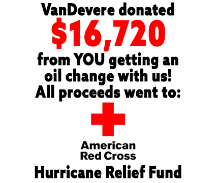 VanDevere Donates to American Red Cross Hurricane Relief Fund