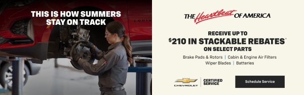 Chevrolet Certified Service Parts Rebate