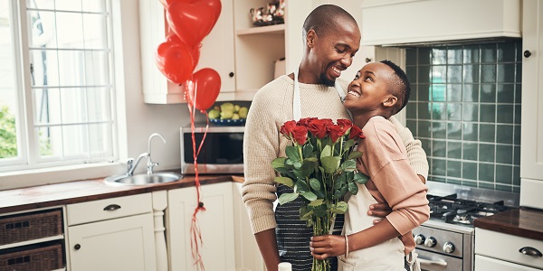 Couple in a kitchen