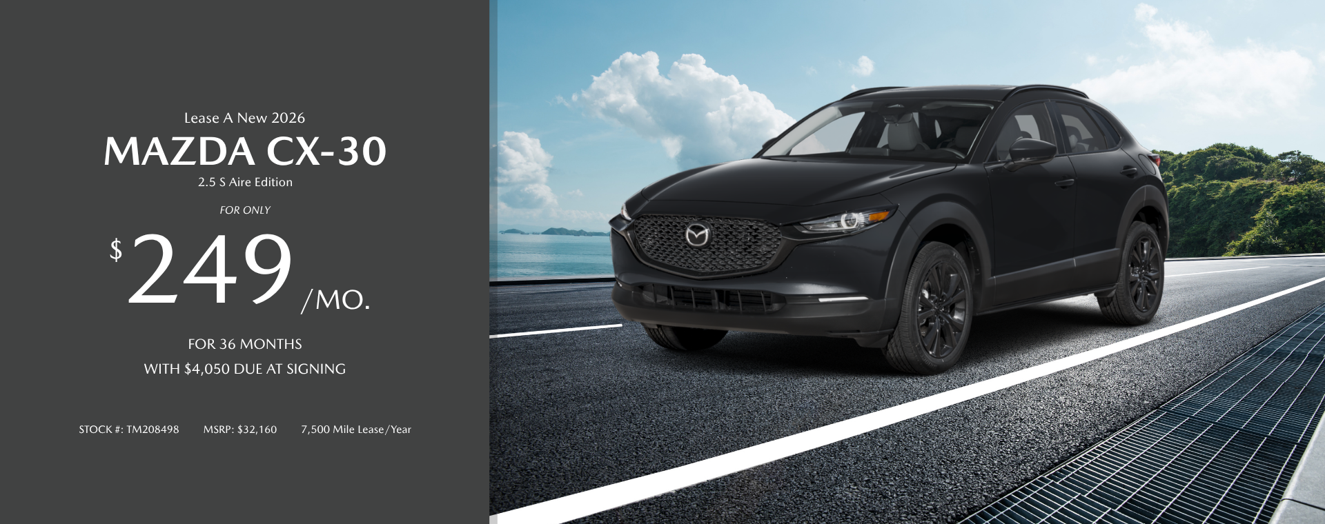 2026 Mazda CX-30 2.5 S Aire Edition AWD Lease and Finance Offer, Toms River NJ