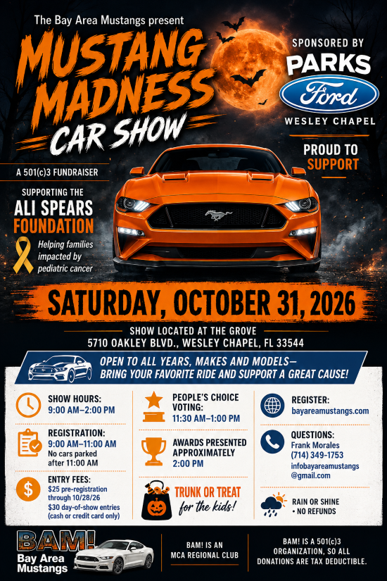 Halloween Mustang Madness Car Show