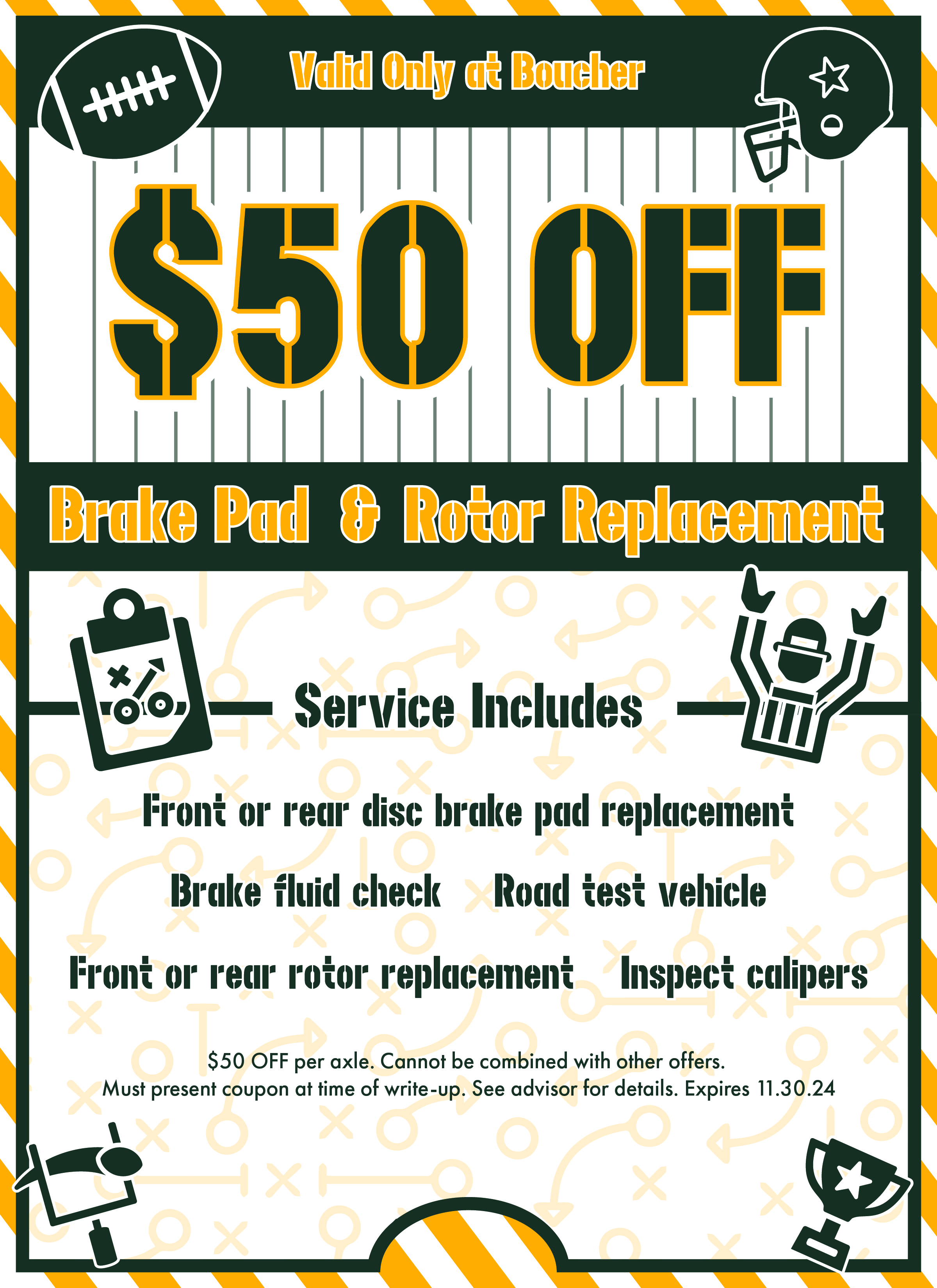 Brake Pad & Rotor Offer