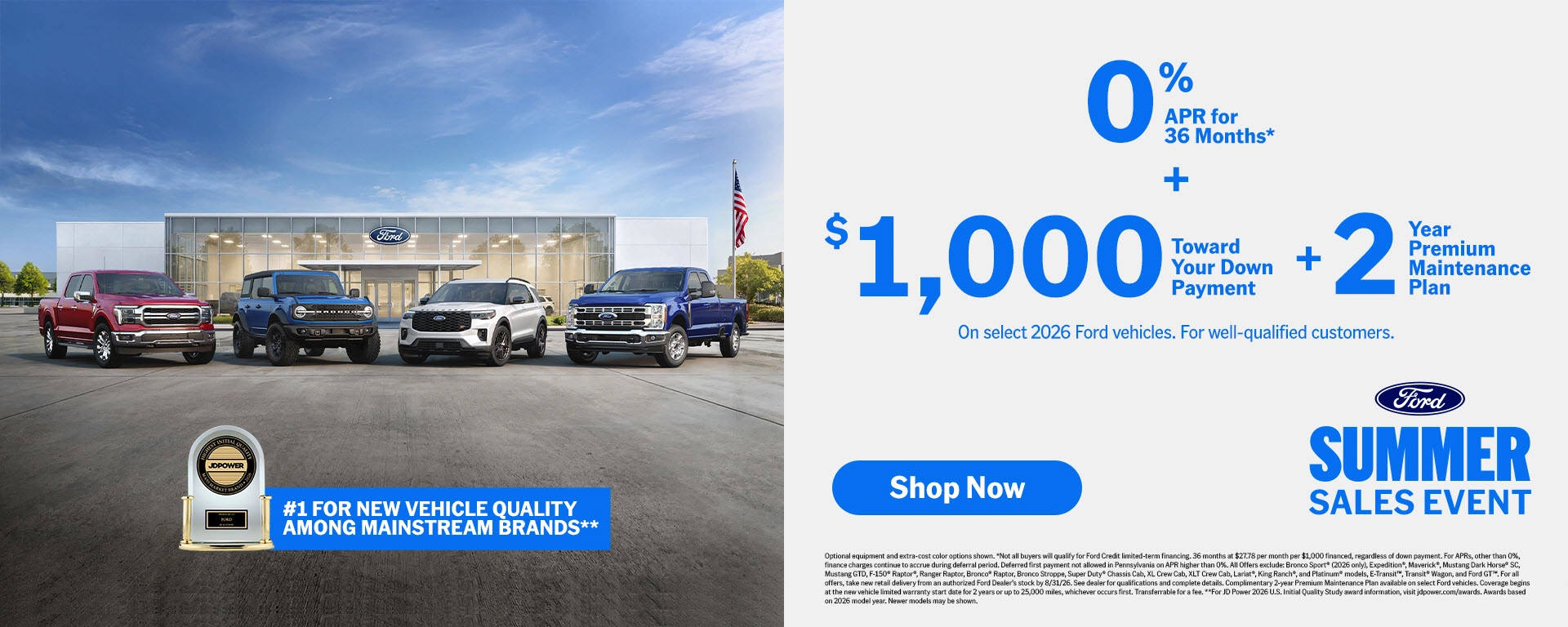 Ford Summer Sales Event