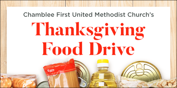 Chamblee United Methodist Church’s Thanksgiving Food Drive