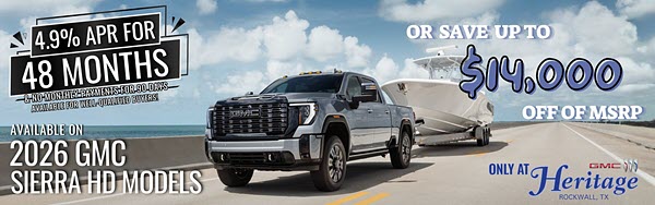 New 2026 GMC Sierra HD Models