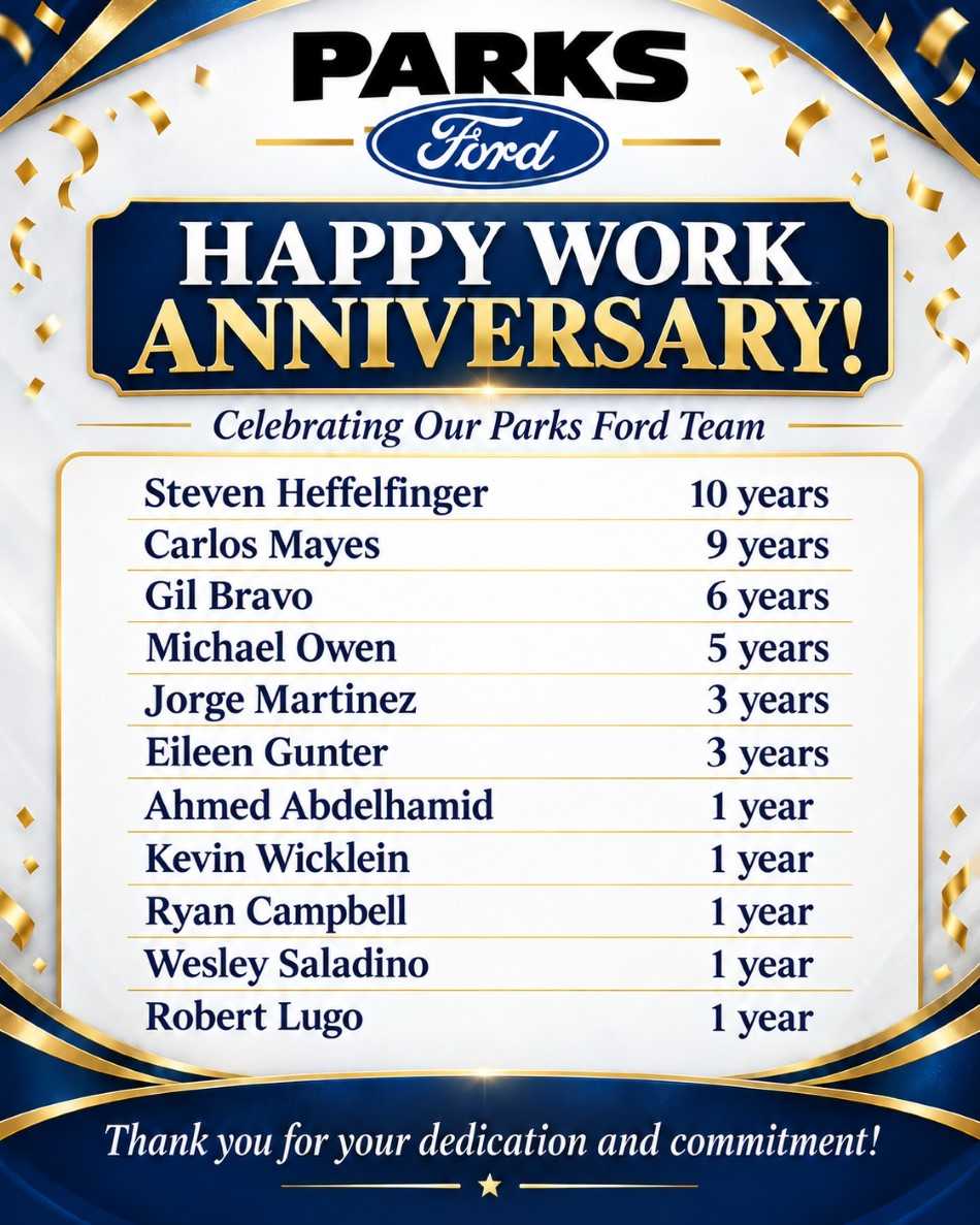 Work Anniversaries