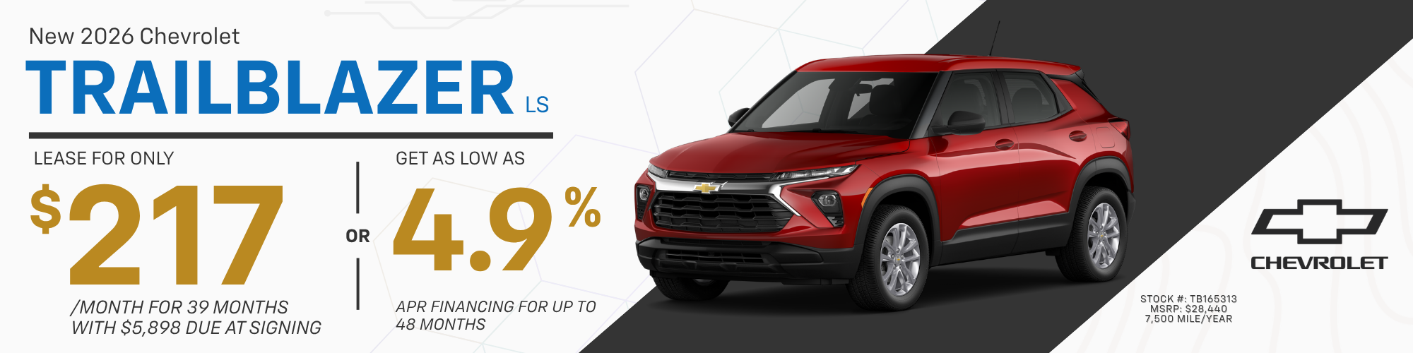 2026 Chevrolet Trailblazer LS FWD Lease and Finance Offer, Toms River NJ