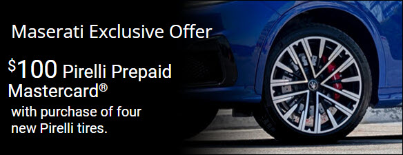 Maserati Service Offer - Pirelli Tires