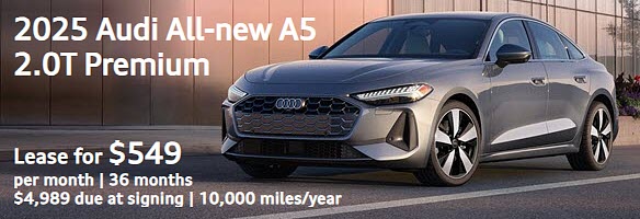 Special New 2025 Audi A5 Lease