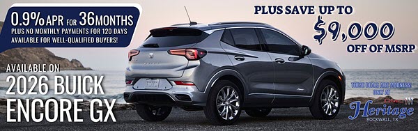 New 2026 Buick Encore GX Models