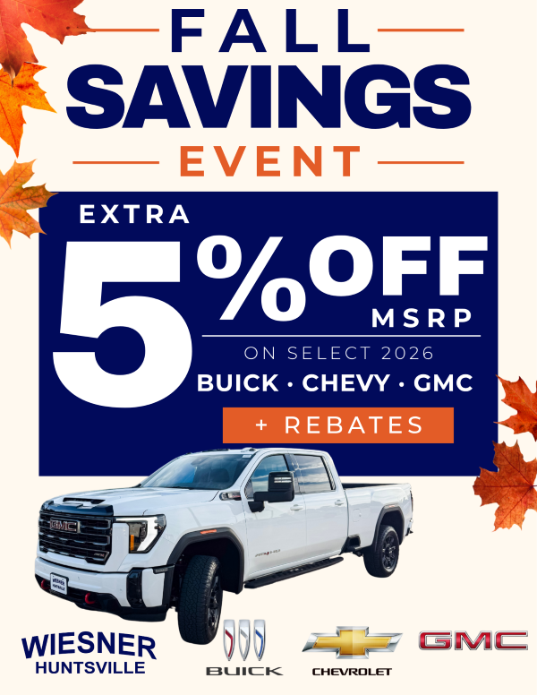 Fall Savings Event