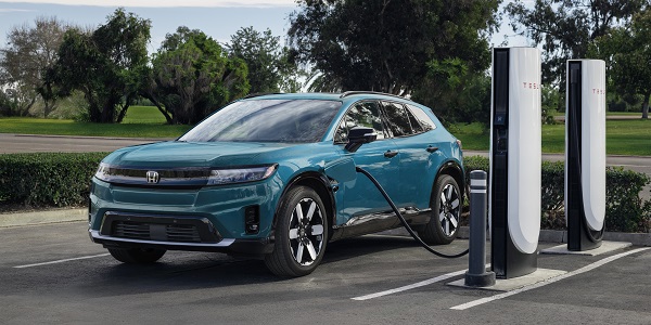 Honda Prologue EV Tesla Supercharger