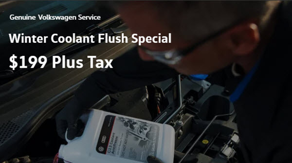 Winter Coolant Flush Special