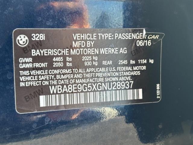 2016 BMW 328i 328i 29