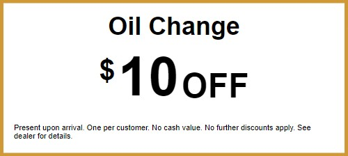 Oil Change Coupon