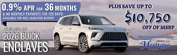 New 2026 Buick Enclave Models