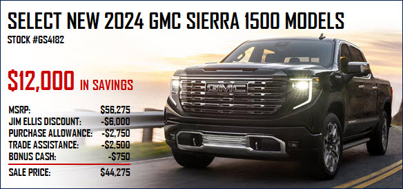 Special New 2024 GMC Sierra 1500 Savings