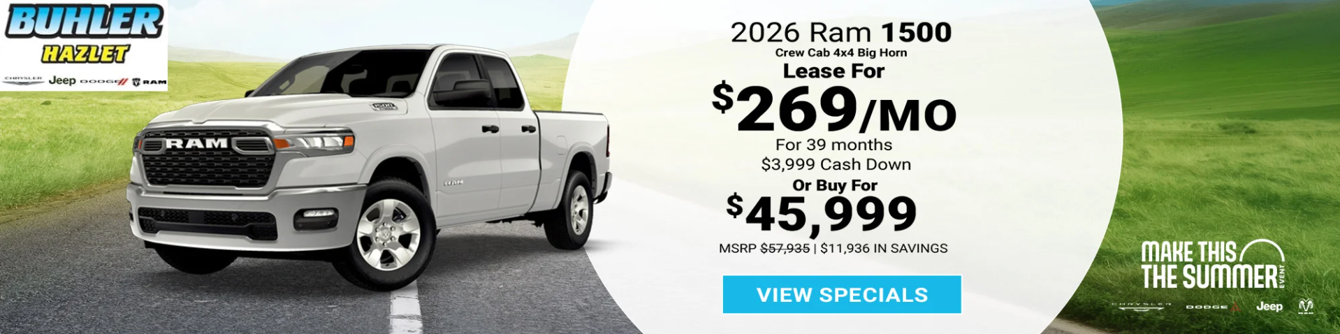 2026 Ram 1500  ​Crew Cab 4X4 Big Horn
