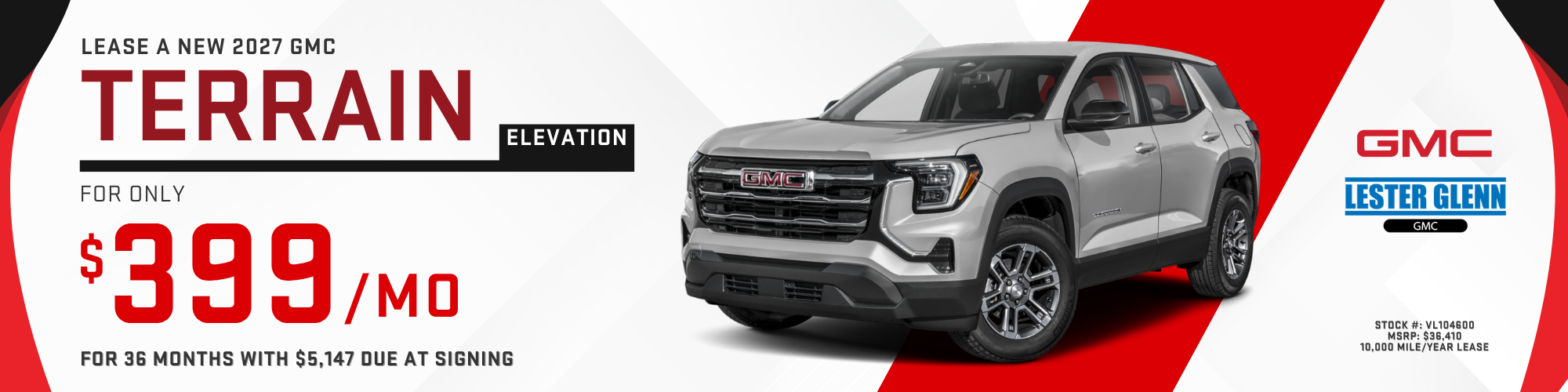 2027 GMC Terrain Elevation AWD Lease and Finance Offer, Toms River NJ