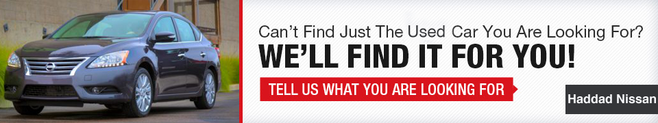 Used Car Locator | Haddad Nissan Used Car Locator | Haddad Nissan