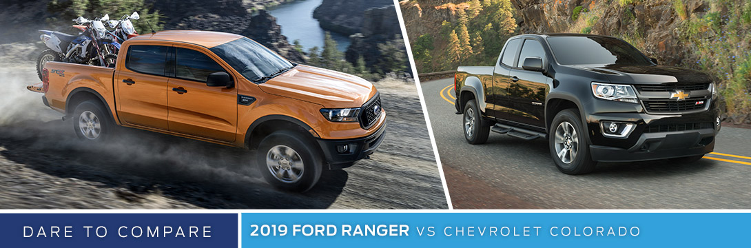 2019 Ford Ranger Vs Chevy Colorado Sanderson Ford