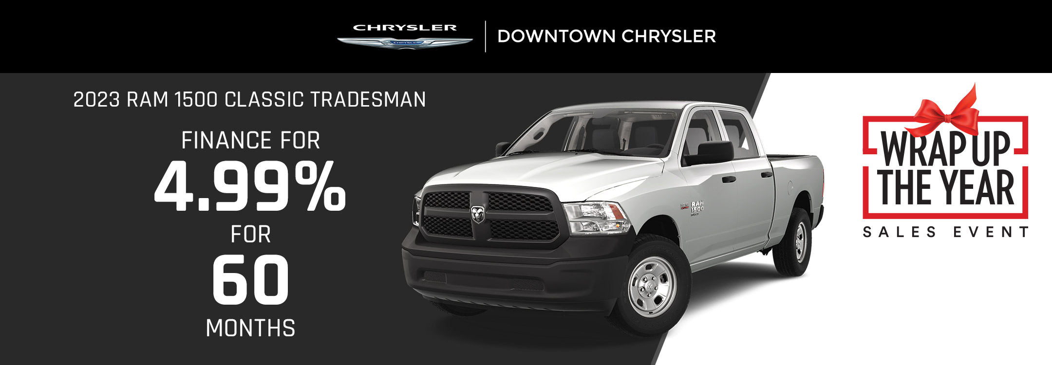 Wrap Up The Year Sales Event | Downtown Chrysler
