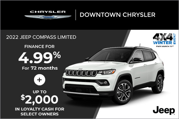 Special Offers at Downtown Chrysler in Toronto, ON
