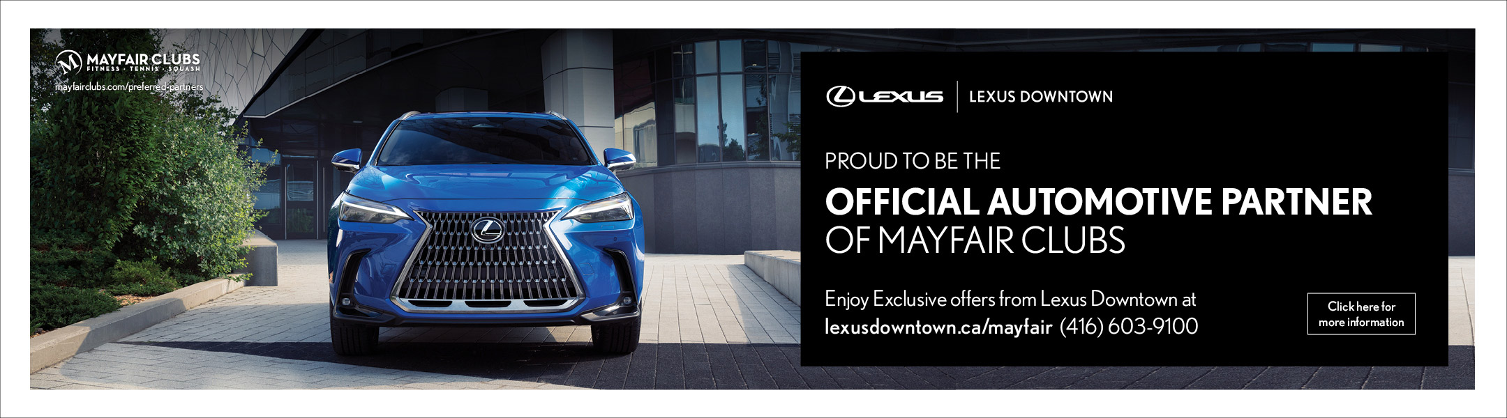 Lexus Downtown Official Mayfair Clubs Parter