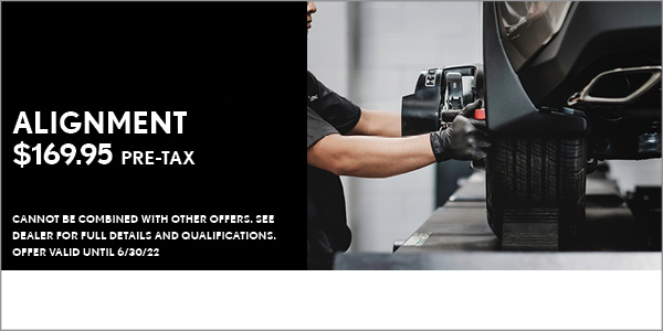 Alignment for $169.95 at Lexus Downtown in Toronto, ON