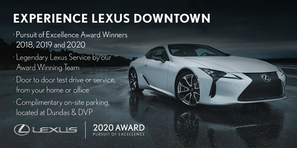 2018 Lexus Pursuit of Excellence Award